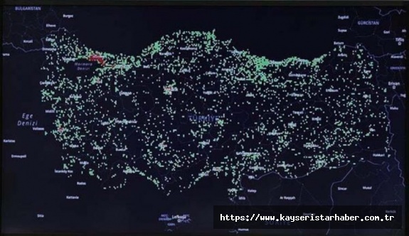 FLAŞ- Kayseri’nin koronavirüs haritası paylaşıldı