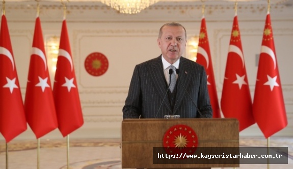 Cumhurbaşkanı Erdoğan Uluslararası İslam Ekonomisi ve Finansı Konferansı'na telekonferansla katıldı