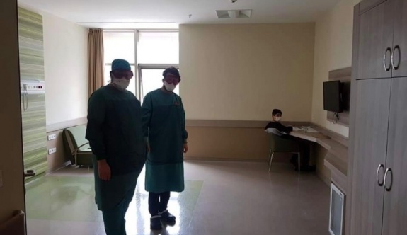 Sınava hastanede girdiler