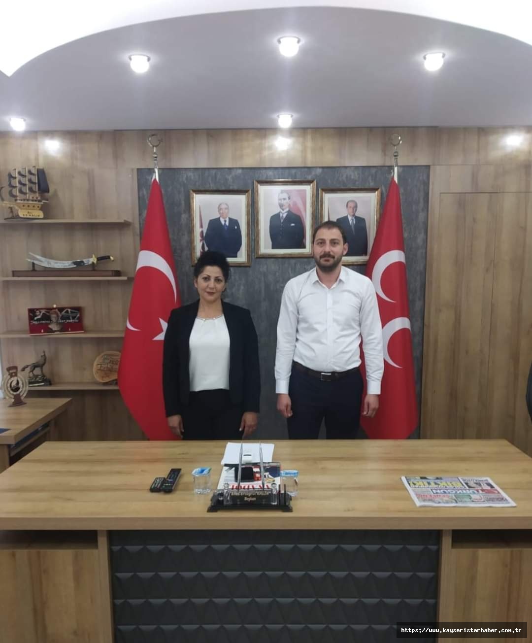 MHP Melikgazi ilçe kadın kollarına Olcay Akış atandı