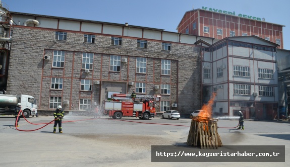 Kayseri Şeker'de Acil Durum Ve Yangın Tatbikatı