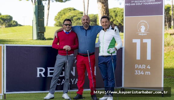 Avrupa’ nın En büyük Pro Am Golf Turnuvası 8’inci Kez Regnum Carya’ da