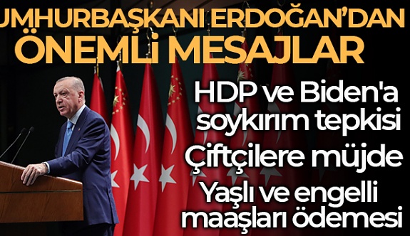 Cumhurbaşkanı Erdoğan'dan Biden'a Soykırım Tepkisi