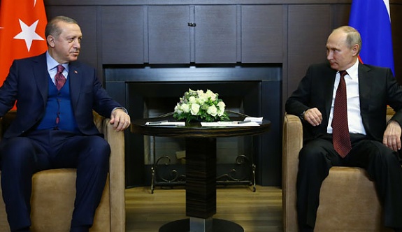 Cumhurbaşkanı Erdoğan, Rusya Devlet Başkanı Vladimir Putin ile Görüştü