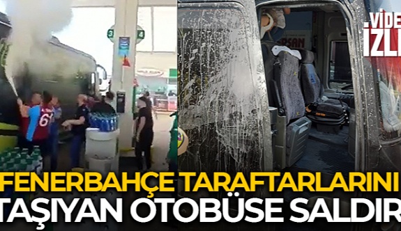 Fenerbahçe Taraftarlarını Taşıyan Otobüse Saldırı