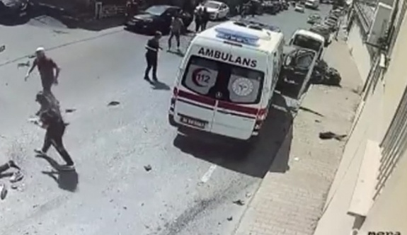 Ambulans Sürücüsünün Dikkati Faciayı Önledi