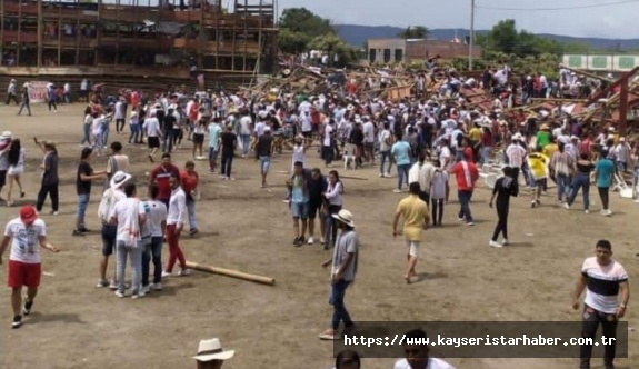 Kolombiya'da Boğa Güreşi Sırasında Tribün Çöktü: 4 Ölü, 322 Yaralı