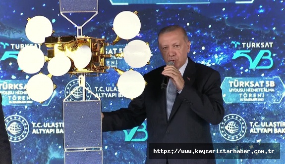 Türksat 5B hizmete Girdi! Cumhurbaşkanı Erdoğan'dan Önemli Açıklamalar