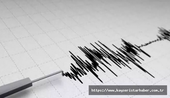 Kayseri'de 4.8 şiddetinde deprem