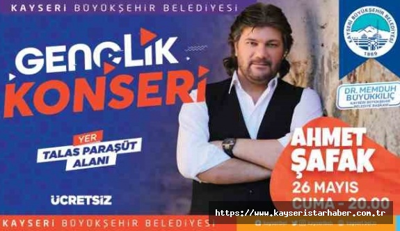 Büyükşehir'den gençliğe ‘Ahmet Şafak' konseri