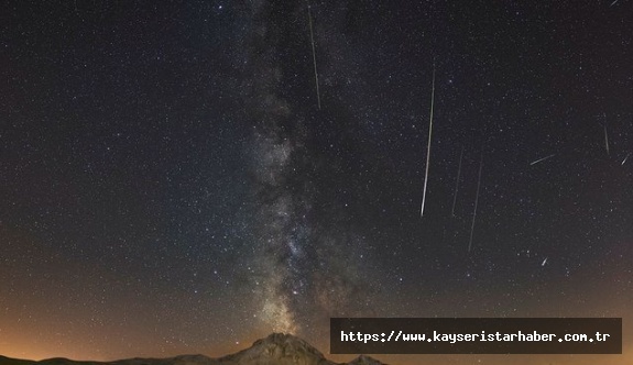 Perseid Meteor Yağmuru Erciyes'te Böyle Görüntülendi