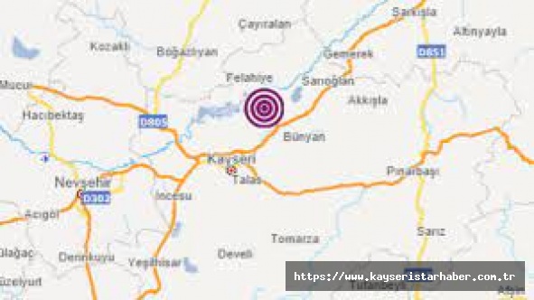 SON DAKİKA: Kayseri Sarız'da 4,7 büyüklüğünde deprem | Son depremler