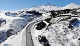 Erciyes'te Eşsiz Kış Güzelliği