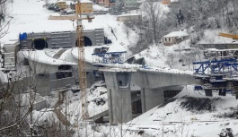 Yeni Zigana Tüneli İnşaatında Kara Kışa Rağmen Çalışmalar Tüm Hızı İle Devam Ediyor