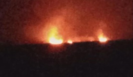 Sultan Sazlığı Milli Parkı'nda Yangın Çıktı