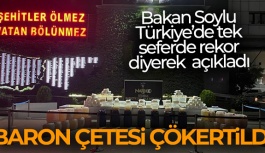 Bakan Soylu: 'Türkiye'de Tek Seferde Rekor: 1 Ton 117 kg Metamfetamin Kristal ve Sıvı Ele Geçirildi'