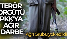 Terör Örgütü PKK'ya Ağır Darbe: Ağrı Grubu Yok Edildi!
