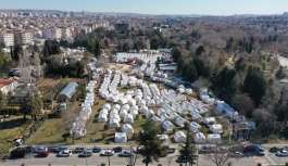 Gaziantep'te 30 bin ailenin barınacağı çadır kent kuruluyor