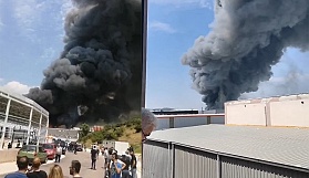 Bursa'da Isı Yalıtım Fabrikasında Yangın!